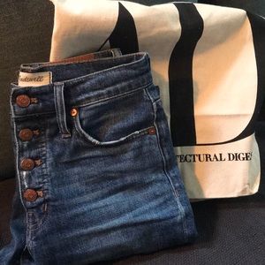 Madewell perfect vintage button fly jeans